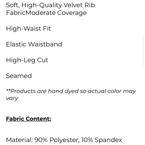 Neon Velvet Ultra High Cut Swim/Rave Bottoms - Picture 9 of 9